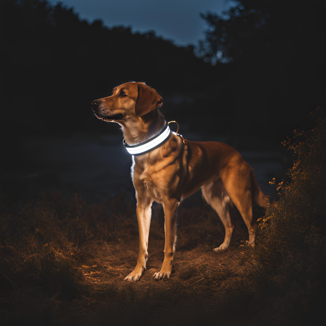 Collier à LED pour chien